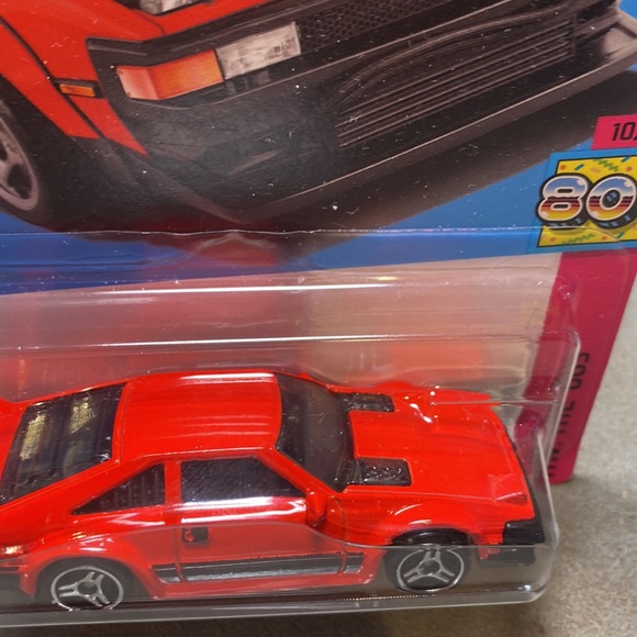 JDM 2023 Hot Wheels Hw The ‘80s ‘82 Toyota Supra Red 167/250 10/10 - Picture 3 of 3